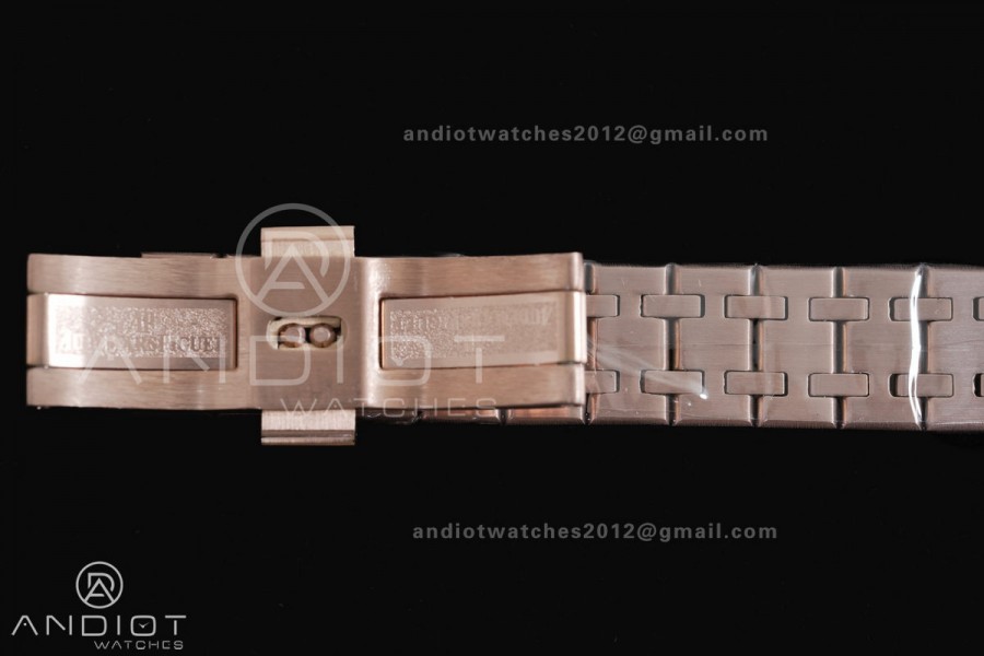 Royal Oak 23mm Frosted RG MF 1:1 Best Edition RG Dial on RG Bracelet Quartz