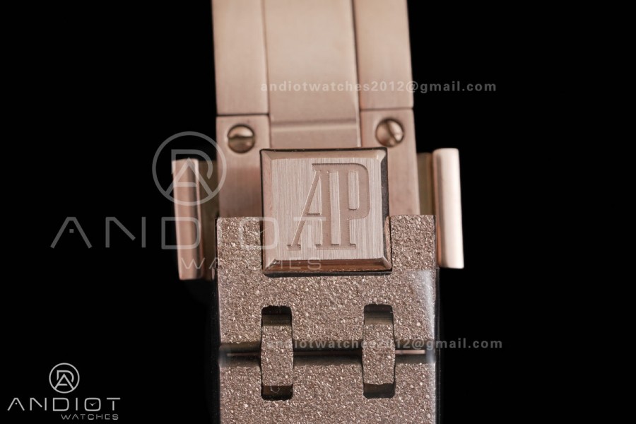 Royal Oak 23mm Frosted RG MF 1:1 Best Edition RG Dial on RG Bracelet Quartz