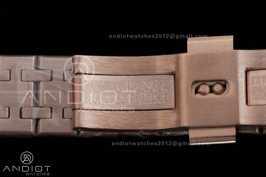 Royal Oak 23mm Frosted RG MF 1:1 Best Edition RG Dial on RG Bracelet Quartz