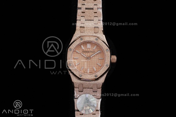 Royal Oak 23mm Frosted RG MF 1:1 Best Edition RG D...