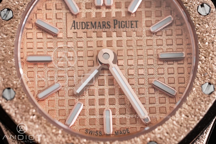 Royal Oak 23mm Frosted RG MF 1:1 Best Edition RG Dial on RG Bracelet Quartz