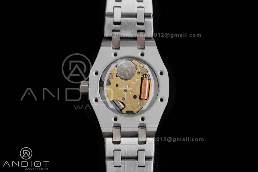 Royal Oak 23mm MF 1:1 Best Edition Mop Dial Diamond Bezel on SS Bracelet Quartz