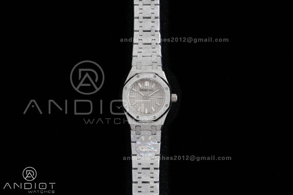 Royal Oak 23mm Frosted SS MF 1:1 Best Edition Gray...