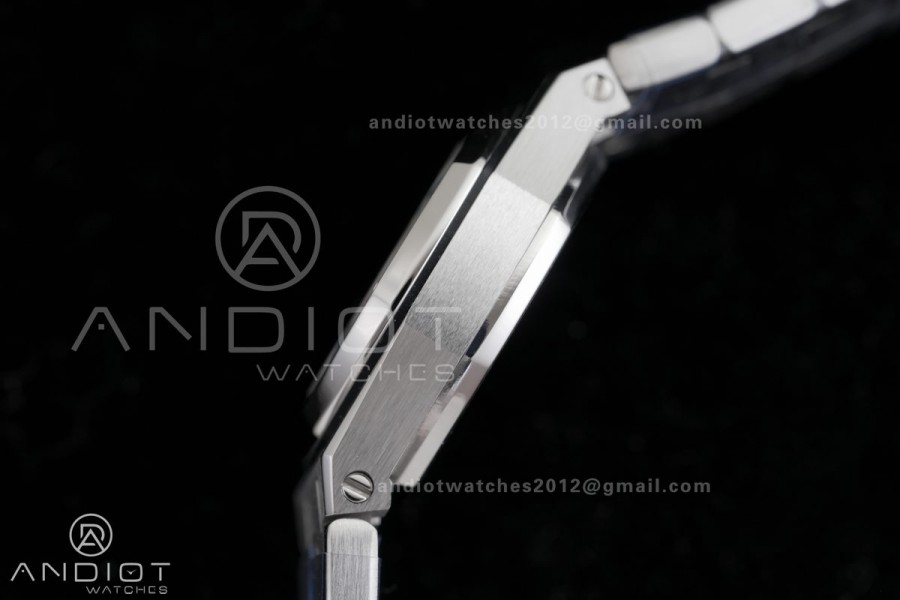 Royal Oak 23mm Frosted SS MF 1:1 Best Edition Gray Dial on SS Bracelet Quartz