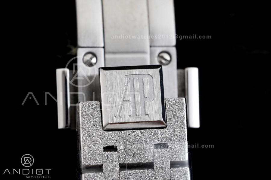 Royal Oak 23mm Frosted SS MF 1:1 Best Edition Gray Dial on SS Bracelet Quartz
