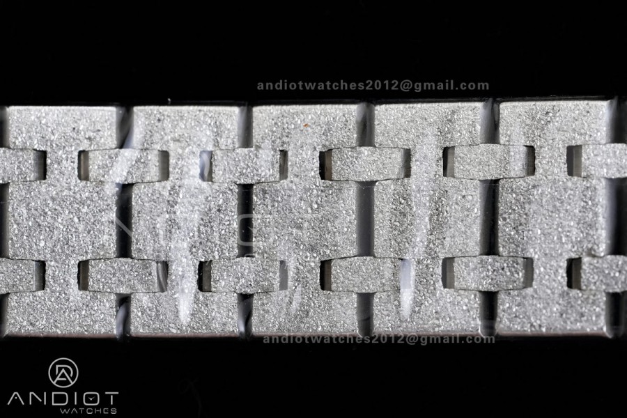 Royal Oak 23mm Frosted SS MF 1:1 Best Edition Gray Dial on SS Bracelet Quartz