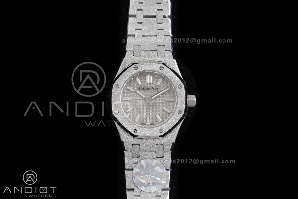 Royal Oak 23mm Frosted SS MF 1:1 Best Edition Gray...
