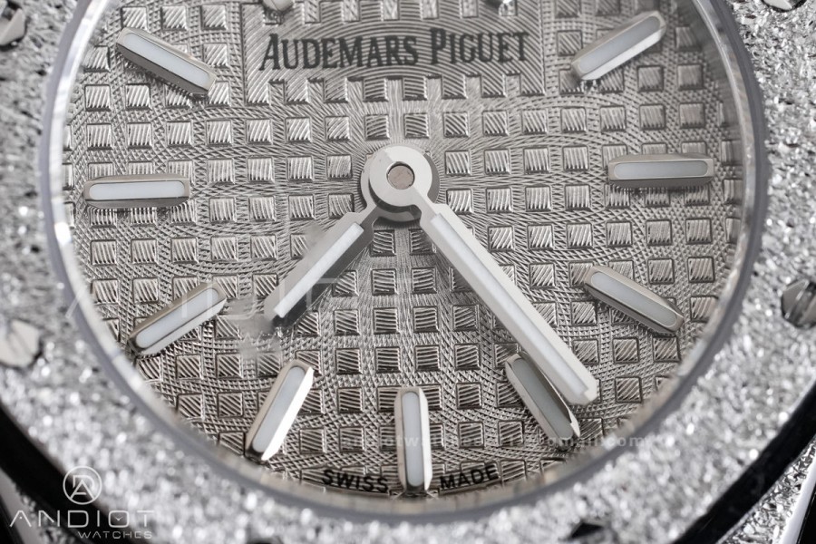 Royal Oak 23mm Frosted SS MF 1:1 Best Edition Gray Dial on SS Bracelet Quartz