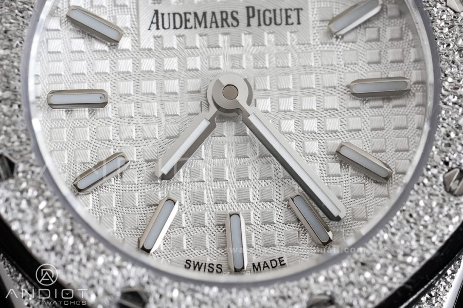 Royal Oak 23mm Frosted SS MF 1:1 Best Edition White Dial on SS Bracelet Quartz