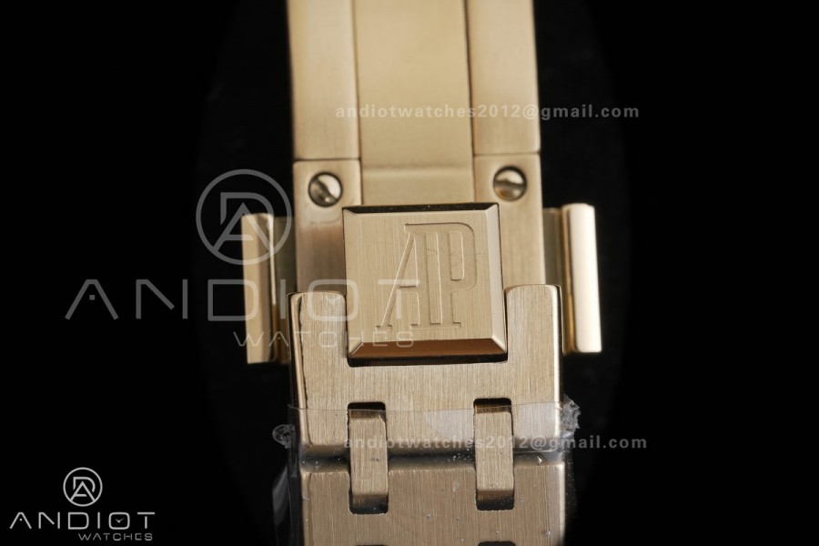 Royal Oak 23mm YG MF 1:1 Best Edition White Dial on YG Bracelet Quartz