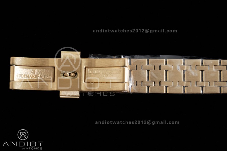 Royal Oak 23mm YG MF 1:1 Best Edition Mop Diamond Dial on YG Bracelet Quartz
