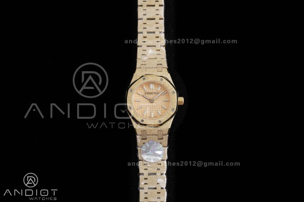 Royal Oak 23mm Frosted YG MF 1:1 Best Edition YG D...