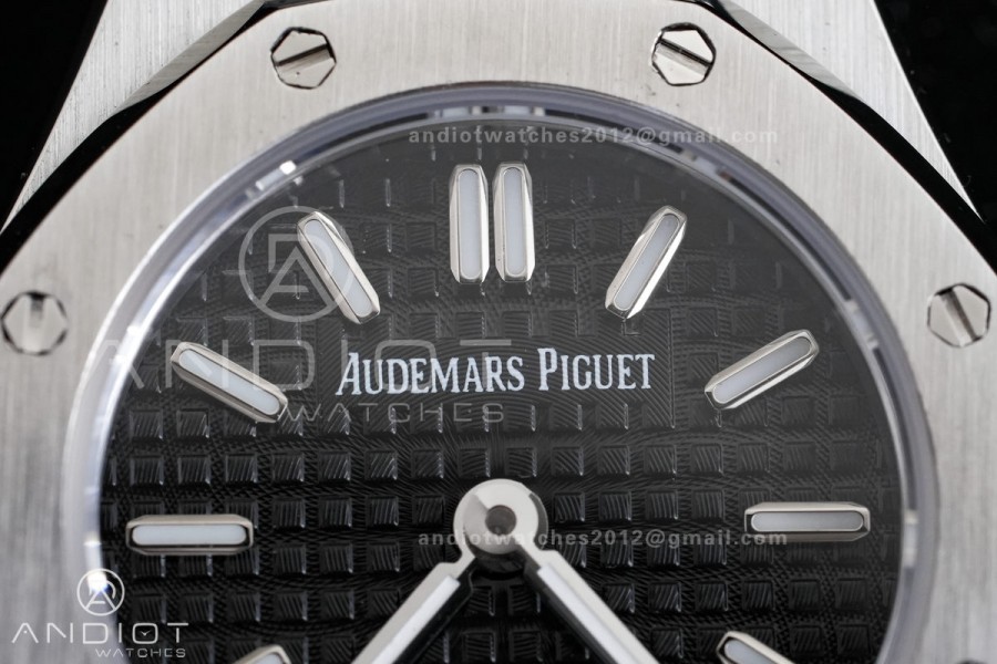 Royal Oak 23mm MF 1:1 Best Edition Black Dial on SS Bracelet Quartz