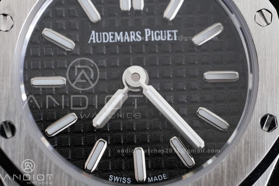 Royal Oak 23mm MF 1:1 Best Edition Black Dial on SS Bracelet Quartz