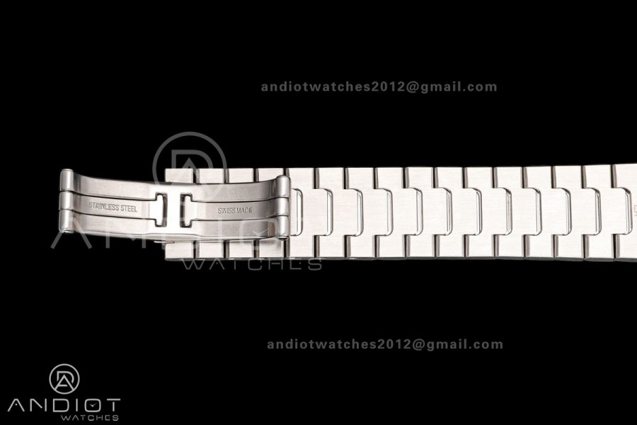 Santos 27mm SS 8848F 1:1 Best Edition Gray Dial on SS Bracelet Quartz