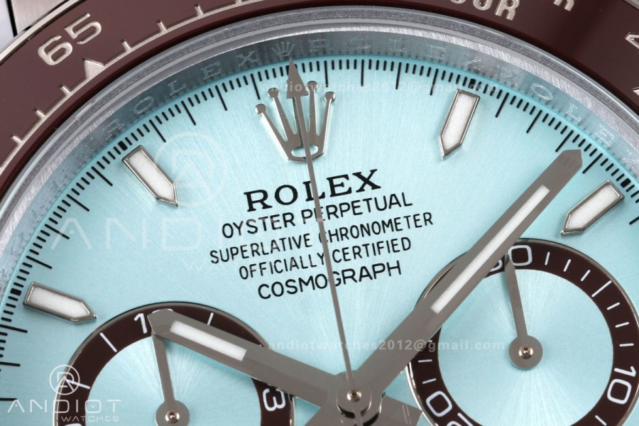 Daytona 126506 QF 1:1 Best Edition Ice Blue Dial on SS Bracelet JH4131 Free Sprung (Weighted)