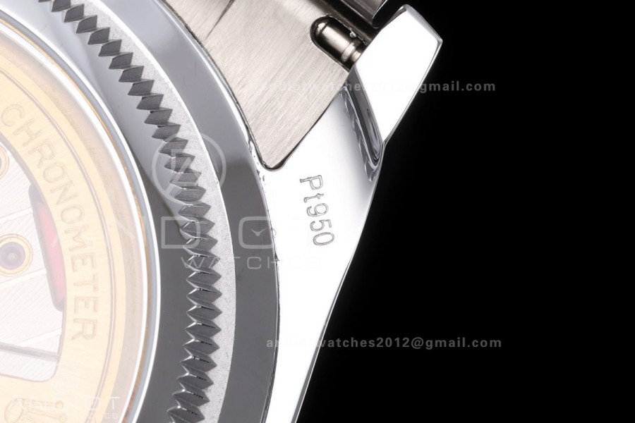 Daytona 126506 QF 1:1 Best Edition Ice Blue Crystal Dial on SS Bracelet JH4131 Free Sprung (Weighted)