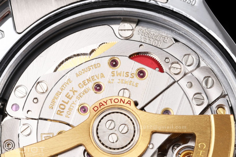 Daytona 126506 QF 1:1 Best Edition Ice Blue Crystal Dial on SS Bracelet JH4131 Free Sprung (Weighted)