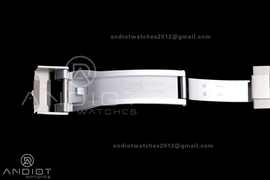Daytona 126506 QF 1:1 Best Edition Ice Blue Crystal Dial on SS Bracelet JH4131 Free Sprung (Weighted)