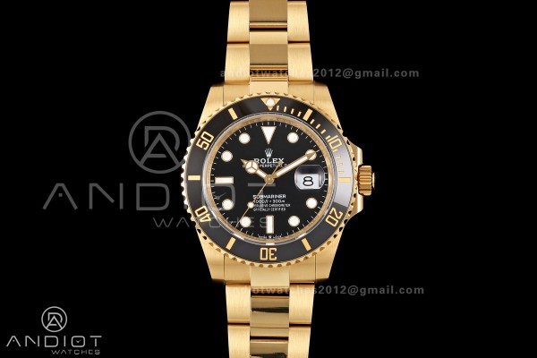 Submariner 41mm 126618 LN Black Ceramic 904L Steel QF 1:1 Best Edition JH3235 Free Sprung