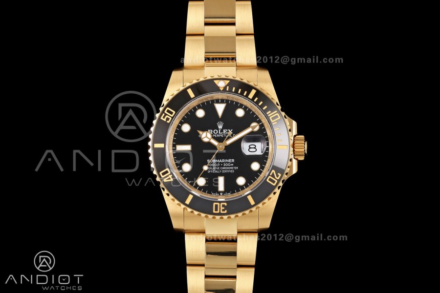 Submariner 41mm 126618 LN Black Ceramic 904L Steel QF 1:1 Best Edition JH3235 Free Sprung