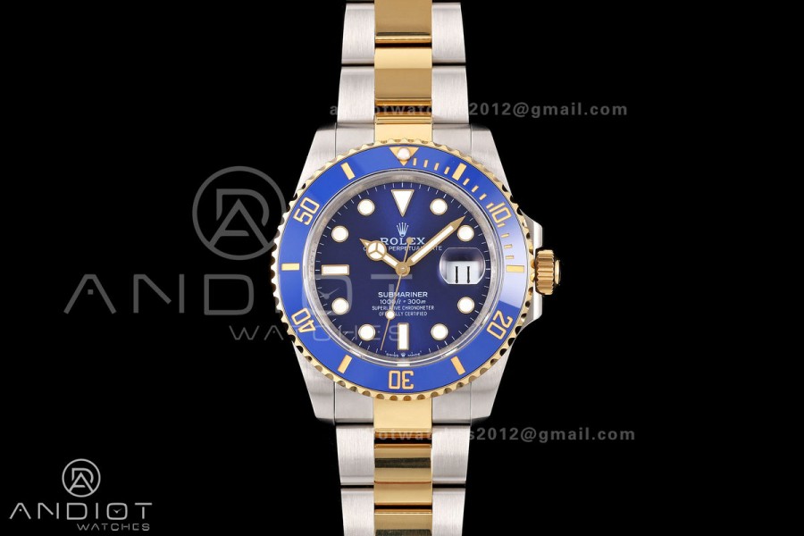Submariner 41mm 126613 LB Blue Ceramic 904L Steel QF 1:1 Best Edition JH3235 Free Sprung