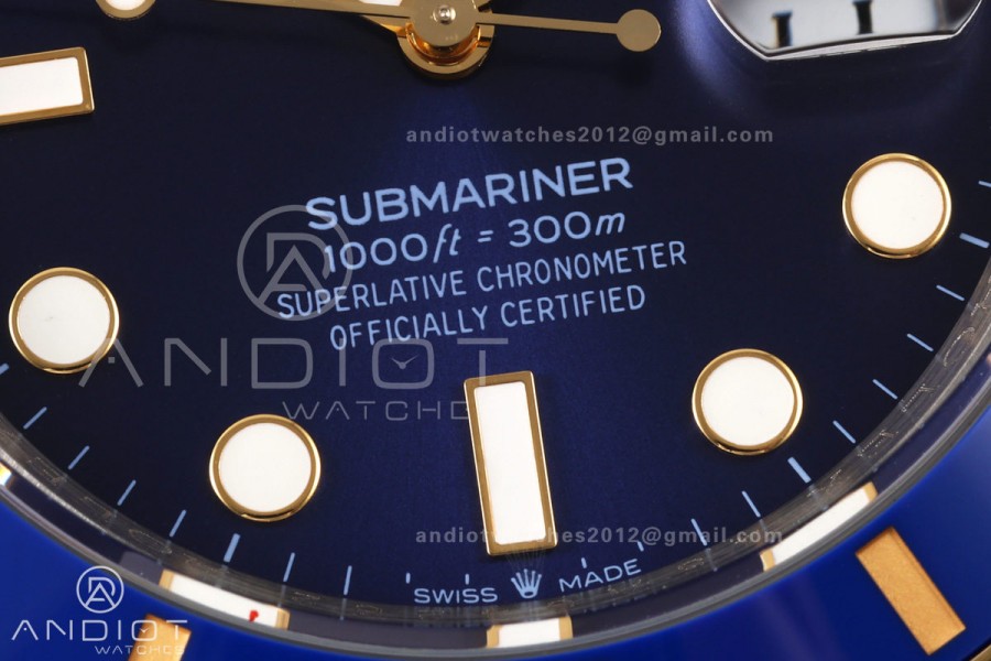 Submariner 41mm 126613 LB Blue Ceramic 904L Steel QF 1:1 Best Edition JH3235 Free Sprung