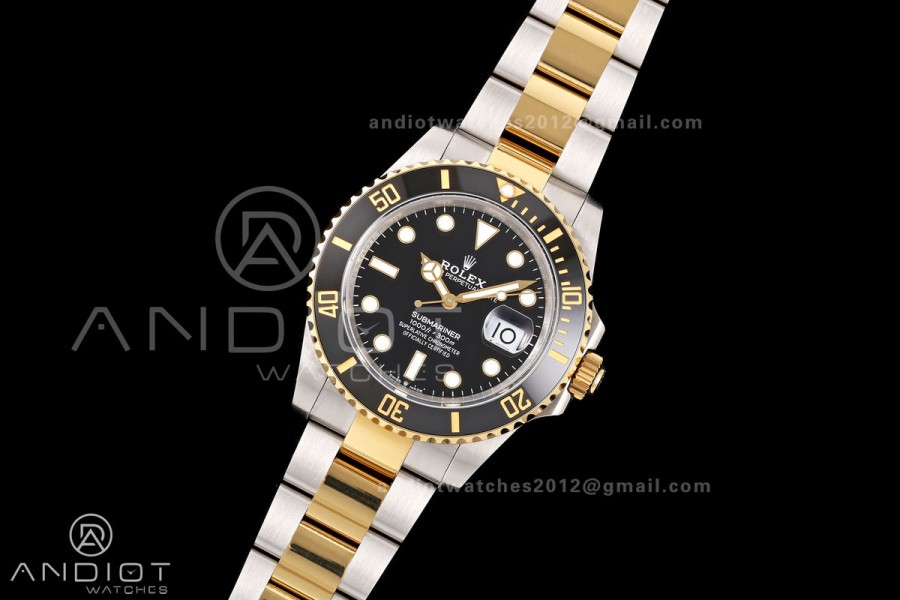 Submariner 41mm 126613 LN Black Ceramic 904L Steel QF 1:1 Best Edition JH3235 Free Sprung