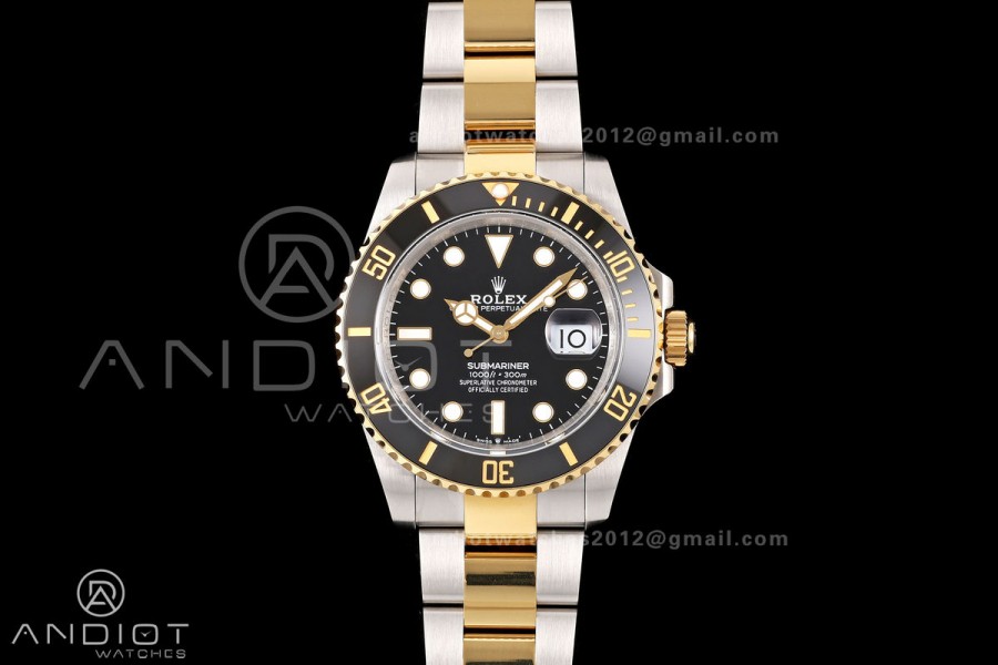 Submariner 41mm 126613 LN Black Ceramic 904L Steel QF 1:1 Best Edition JH3235 Free Sprung