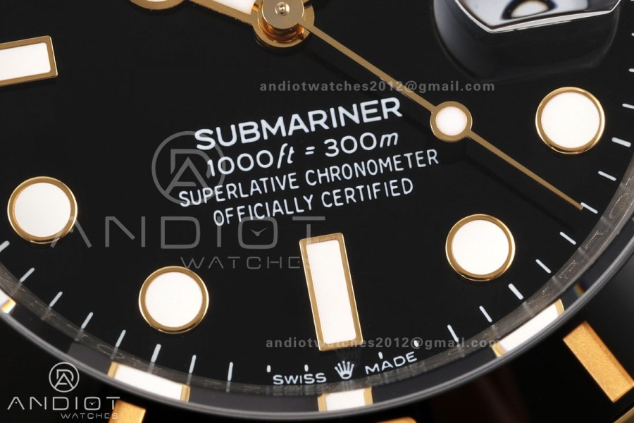 Submariner 41mm 126613 LN Black Ceramic 904L Steel QF 1:1 Best Edition JH3235 Free Sprung