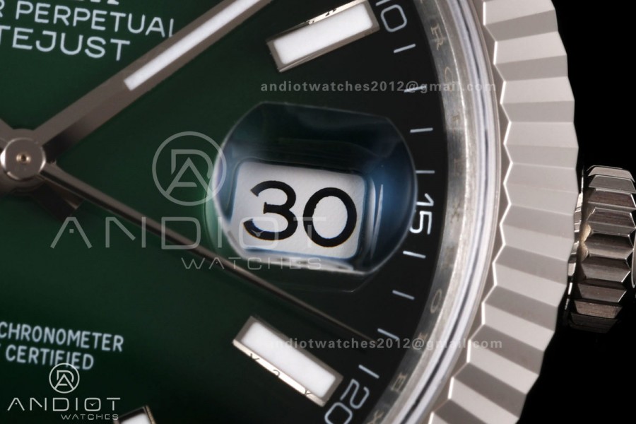 DateJust 41 126334 904L SS VSF 1:1 Best Edition Green Ombre Dial on Jubilee Bracelet VS3235v2 V2s (133g)