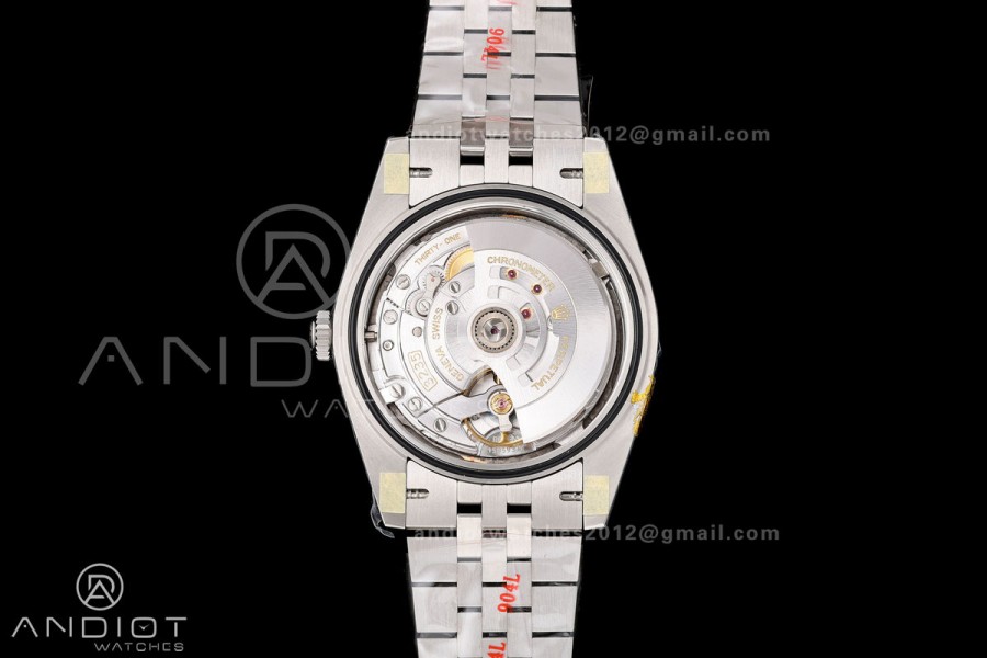DateJust 41 126334 904L SS VSF 1:1 Best Edition Gray Stick Dial on Jubilee Bracelet VS3235v2 V2s (133g)