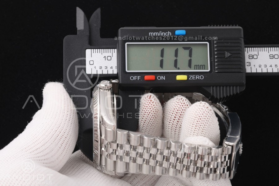 DateJust 41 126334 904L SS VSF 1:1 Best Edition Gray Stick Dial on Jubilee Bracelet VS3235v2 V2s (133g)