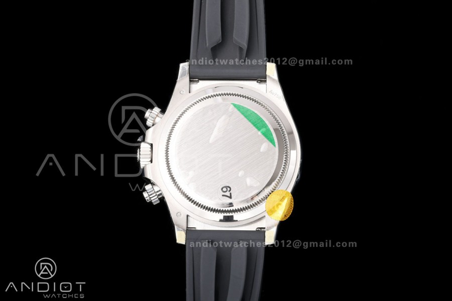Daytona 126519 VSF 1:1 Best Edition Black/Silver Lume Dial on Oysterflex Strap VS4131v2 V2s Free Sprung (Weighted)