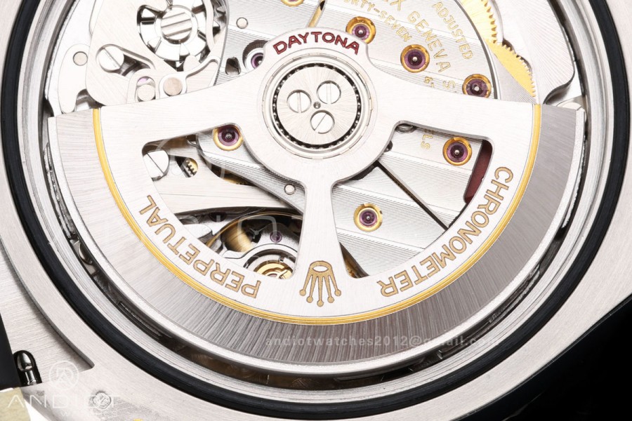 Daytona 126519 VSF 1:1 Best Edition Black/Silver Diamonds Dial on Oysterflex Strap VS4131v2 V2s Free Sprung (Weighted)