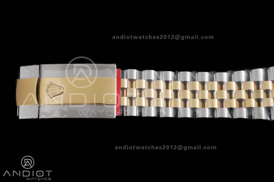 DateJust 41 126333 904L SS VSF 1:1 Best Edition Gray Dial Green Roman on Jubilee Bracelet VS3235