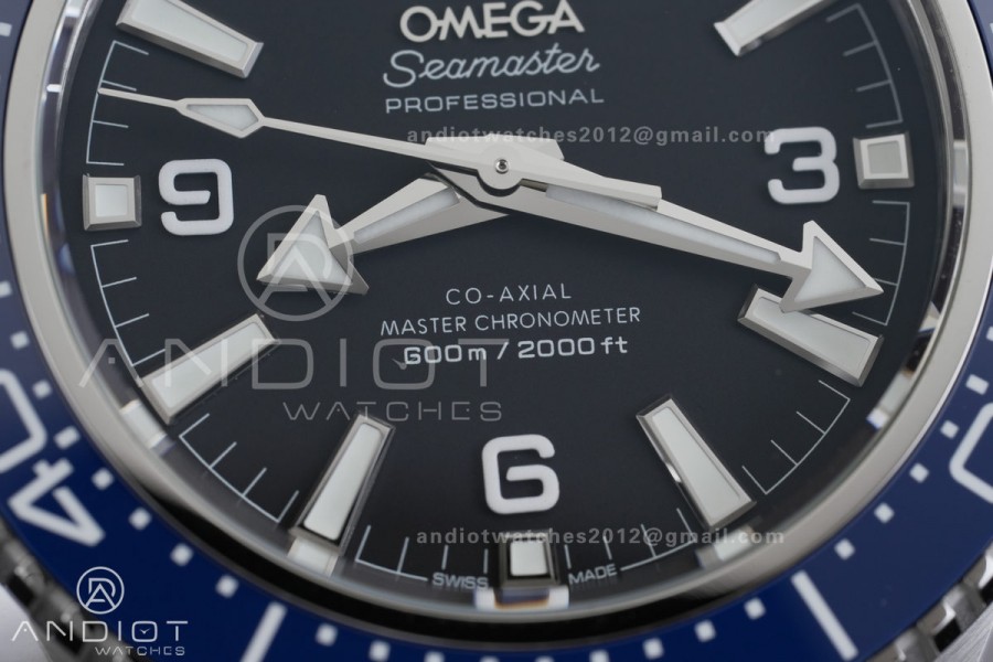 Seamaster 2025 2000M 217.30.42.21.01.002 Blue Ceramic Bezel VSF 1:1 Best Edition Black Dial On SS Bracelet Asian 8912