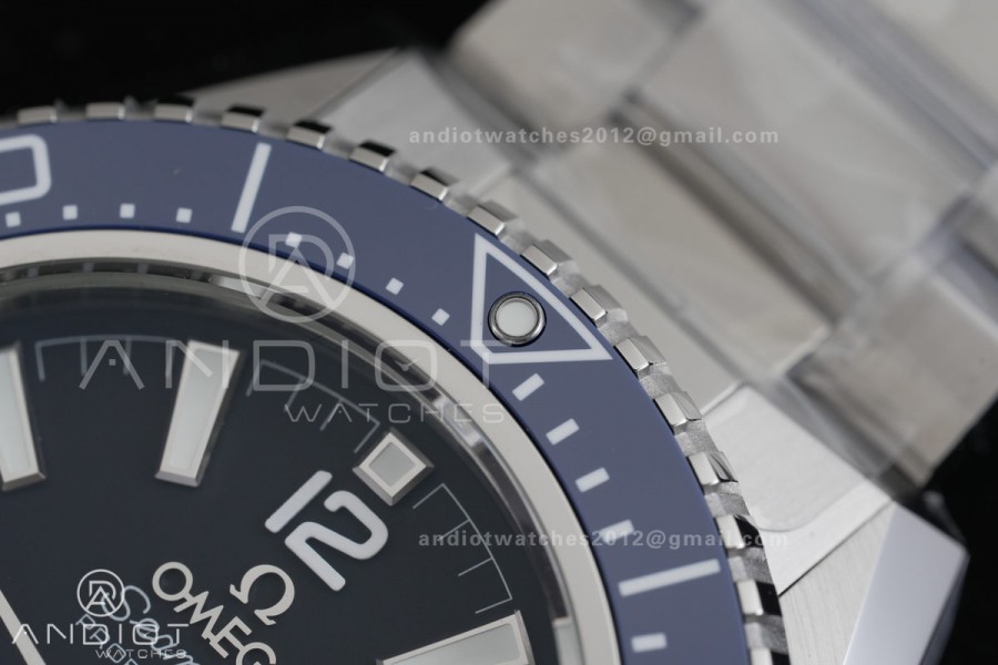 Seamaster 2025 2000M 217.30.42.21.01.002 Blue Ceramic Bezel VSF 1:1 Best Edition Black Dial On SS Bracelet Asian 8912