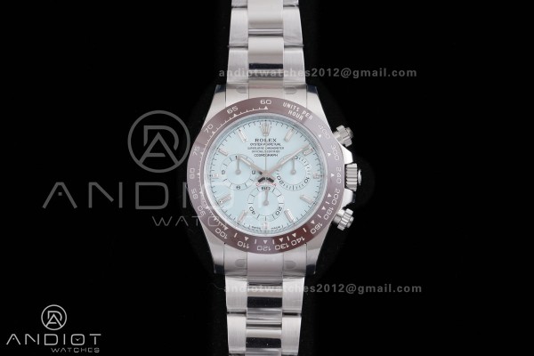 Daytona 116509 Gain Weight V3 VSF 1:1 Best Edition Ice Blue Crystal Dial On Oyster Bracelet DD4130