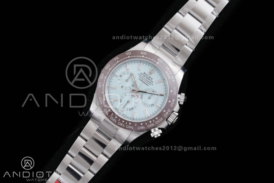 Daytona 116509 Gain Weight V3 VSF 1:1 Best Edition Ice Blue Crystal Dial On Oyster Bracelet DD4130