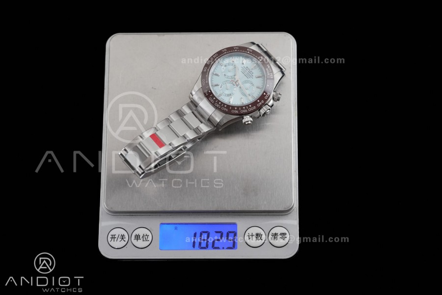 Daytona 116509 Gain Weight V3 VSF 1:1 Best Edition Ice Blue Crystal Dial On Oyster Bracelet DD4130