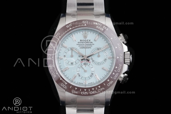 Daytona 116509 Gain Weight V3 VSF 1:1 Best Edition Ice Blue Crystal Dial On Oyster Bracelet DD4130