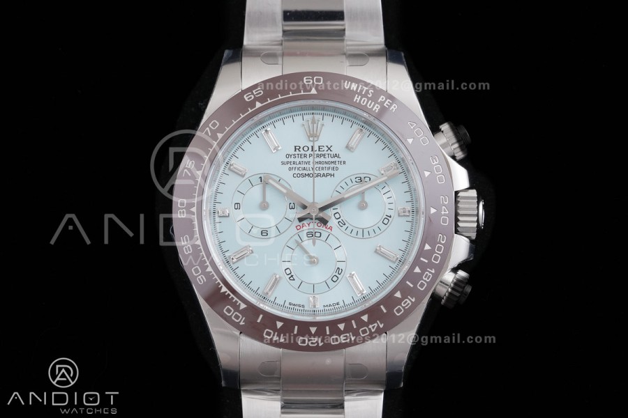 Daytona 116509 Gain Weight V3 VSF 1:1 Best Edition Ice Blue Crystal Dial On Oyster Bracelet DD4130