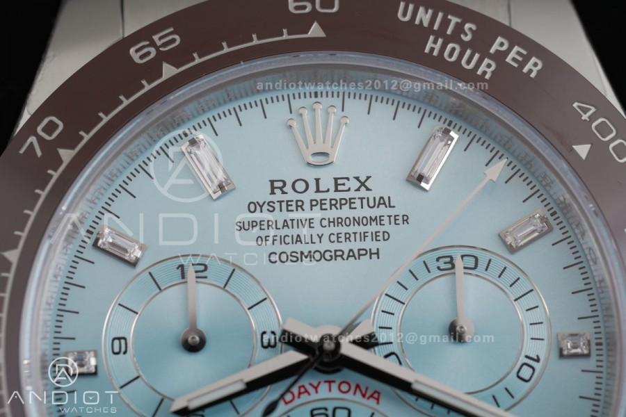 Daytona 116509 Gain Weight V3 VSF 1:1 Best Edition Ice Blue Crystal Dial On Oyster Bracelet DD4130