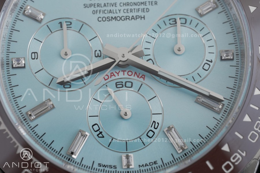 Daytona 116509 Gain Weight V3 VSF 1:1 Best Edition Ice Blue Crystal Dial On Oyster Bracelet DD4130