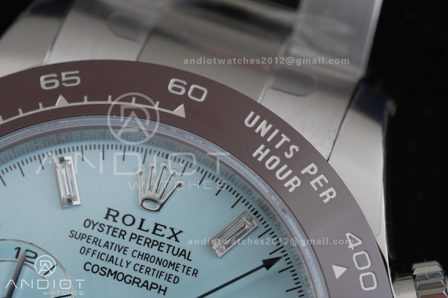 Daytona 116509 Gain Weight V3 VSF 1:1 Best Edition Ice Blue Crystal Dial On Oyster Bracelet DD4130