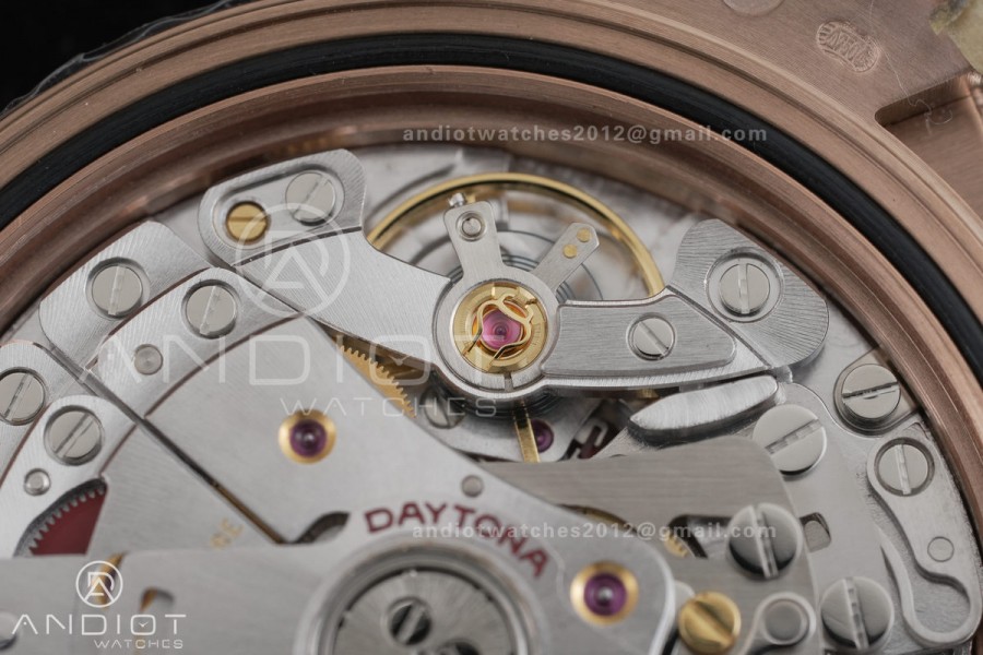 Daytona 116515 Gain Weight VSF 1:1 Best Edition 904L Steel RG Dial Black Sub-dial Stick Marker On Oysterflex Strap DD4130