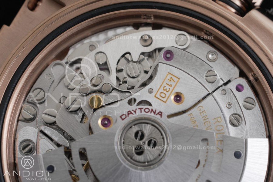 Daytona 116515 Gain Weight VSF 1:1 Best Edition 904L Steel RG Dial Black Sub-dial Stick Marker On Oysterflex Strap DD4130