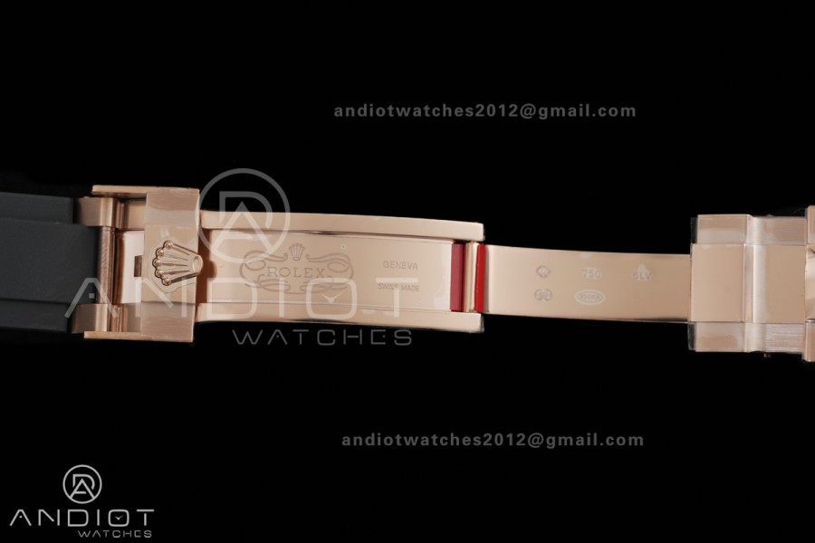 Daytona 116515 Gain Weight VSF 1:1 Best Edition 904L Steel RG Dial Black Sub-dial Stick Marker On Oysterflex Strap DD4130