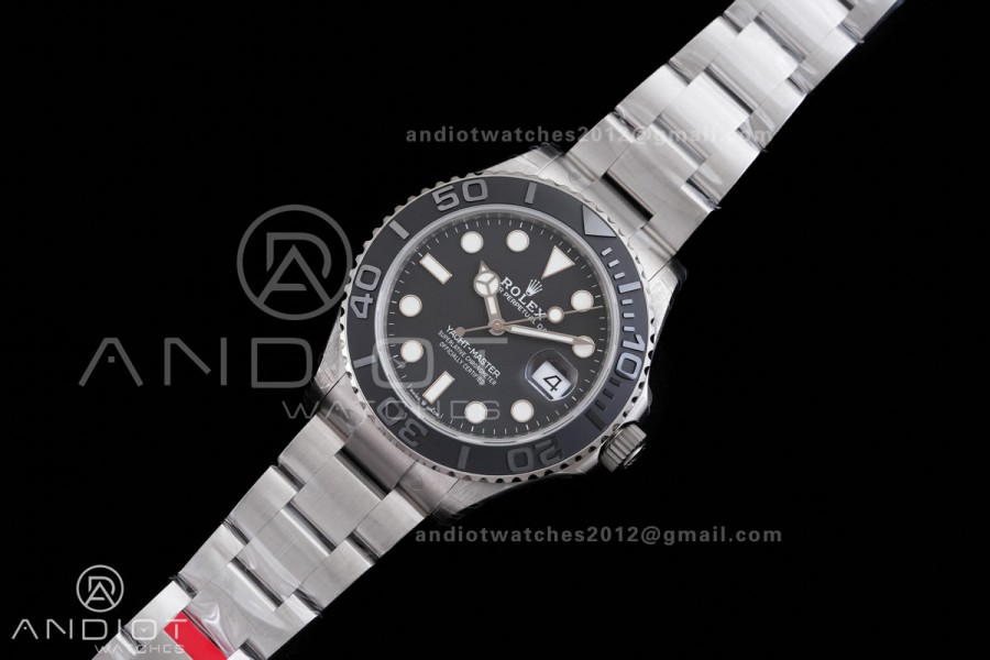 Yacht-Master 226627 Titanium VSF 1:1 Best Edition Black Dial on Titanium Bracelet VS3235v2